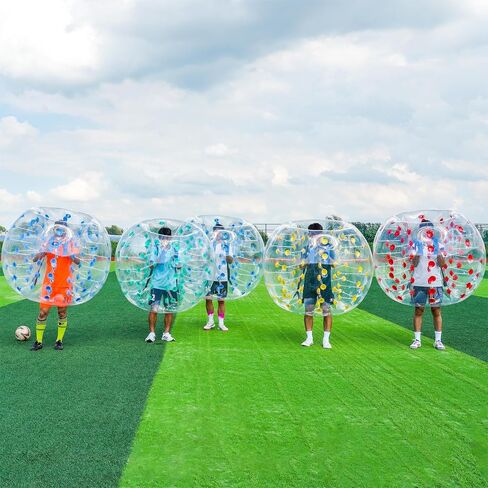 2PCS Inflatable Bumper Balls, 5Ft Human Hamster Ball, Zorb Ball for Adults or Children, Bubble Soccer for Sport Time in Saudi Arabia