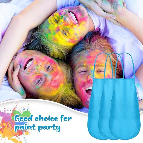 Liitrsh 24 Pcs Kids Painting Aprons for Paint Party Children's Artists Smocks Fabric Aprons Toddler for Baking, Kitchen in Saudi Arabia