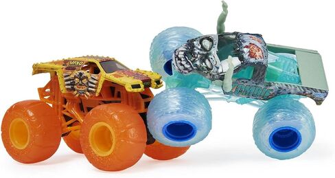 Monster Jam Earth vs Surf [Max D and Zombie] حزمة مزدوجة بمقياس 1:64 in Saudi Arabia