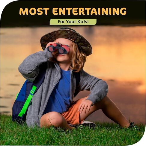 SRENTA 3.5" x 5" Toy Binoculars with Neck String, Novelty Binoculars for Children, Sightseeing, Bird Watching, Wildlife, Outdoors, Pack of 6 in Saudi Arabia