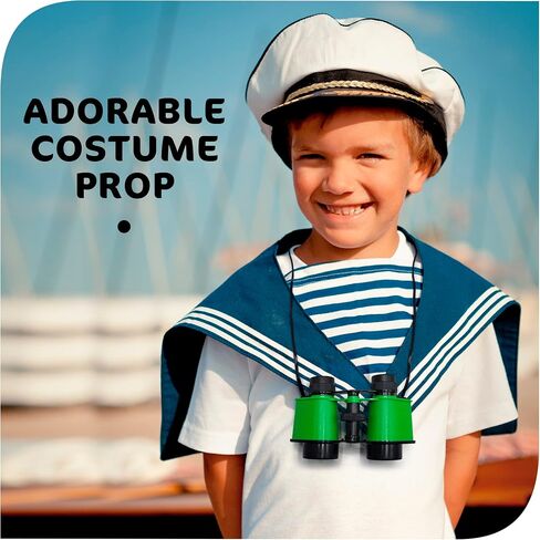 SRENTA 3.5" x 5" Toy Binoculars with Neck String, Novelty Binoculars for Children, Sightseeing, Bird Watching, Wildlife, Outdoors, Pack of 6 in Saudi Arabia