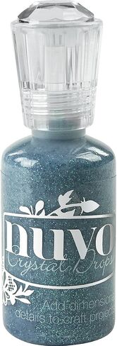 Nuvo Glitter Drops 1.1oz-White Blizzard in Kuwait