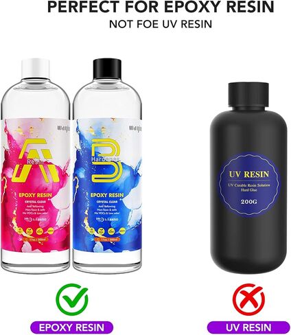 Wayin Metallic Alcohol Ink Set - 6 Color Metallic Alcohol Pigment Resin Dye, Concentrated Extreme Shimmer Alcohol-Based Inks for Epoxy Resin Yupo Tumbler Cups Acrylic Pouring Paint (15ml/.5 fl oz) in Kuwait