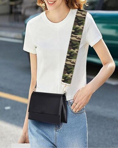 حزام محفظة بديل بحزام كتف عريض 5.08 سم، حزام حقيبة يد لطيف، أحزمة بديلة لحزام الحقيبة قابلة للتعديل in Kuwait