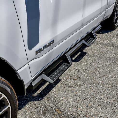 Westin 56-14085 HDX Drop Nerf Step Bars fits 2019-2023 Ram 1500 Crew Cab (Excl. Ram 1500 Classic) Textured Black 1 Pair in Saudi Arabia