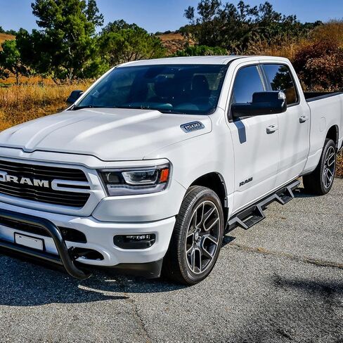 Westin 56-14085 HDX Drop Nerf Step Bars fits 2019-2023 Ram 1500 Crew Cab (Excl. Ram 1500 Classic) Textured Black 1 Pair in Saudi Arabia