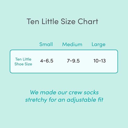 Ten Little First Walker Kids’ Shoes & Crew Socks Bundle for Baby & Toddler Boys & Girls, Ocean Blue Shoe Size 5, Crew Socks with Non-Skid Grips 4 Pk in Kuwait