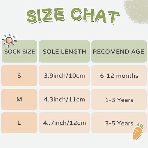 JAKIDAR Toddler Socks Baby Socks Non Slip, Cute Girls Boys Socks with Grips Crew Socks Cotton, 5 Pairs in Saudi Arabia