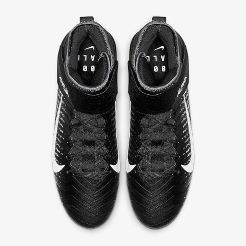Nike Alpha Menace Pro 2 Mid Men's Football Cleats 'Black White (AQ3209-002) - Size 14.5 in Saudi Arabia