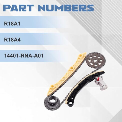 Timing Chain Kit for 2006-2015 Civic 1.8L SOHC 16v Replaces R18A1 R18A4 14401-RNA-A01 Automotive Replacement Engine Timing Part Sets & Kits in Saudi Arabia