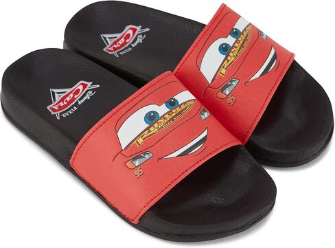 Disney Boys Pixar Cars Slide Sandals - Lightning McQueen Shoes - Lightning McQueen, Toe Mater, Doc Hudson, and Sally Carrera Slides in Saudi Arabia