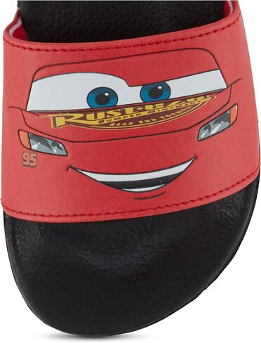 Disney Boys Pixar Cars Slide Sandals - Lightning McQueen Shoes - Lightning McQueen, Toe Mater, Doc Hudson, and Sally Carrera Slides in Saudi Arabia