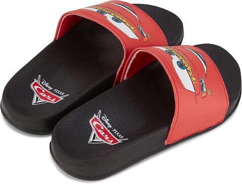 Disney Boys Pixar Cars Slide Sandals - Lightning McQueen Shoes - Lightning McQueen, Toe Mater, Doc Hudson, and Sally Carrera Slides in Saudi Arabia