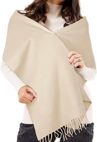 شالات وأغطية الباشمينا النسائية لفساتين السهرة وحفلات الزفاف ووصيفة العروس والشتاء الدافئ وشاح طويل in Kuwait