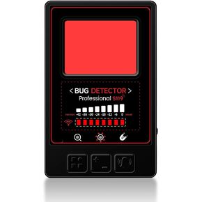 Hidden Camera Detectors, Professional RF Bug Detector Anti Spy Camera Finder, GPS Tracker Listening Devices Wireless Signal Scanner 8 Levels Sensitivity 5 Modes for Home Office Car Hotel Travel