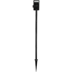 HOLACA Spike Pole Mount Ground Stake and Weatherproof Silicone Skin for Wyze Battery Cam Pro Security Camera, Suitable for Stake into Soft Ground,Black