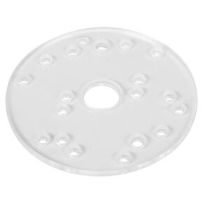 Acrylic Base Plate, Router Universal Base Plate, Acrylic with Centering Pin Screws for Trim Routers Woodworking Auxi Acrylic Brass Material, templates