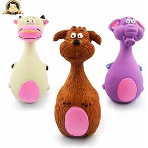 3 قطع من ألعاب الكلاب الآمنة المصنوعة من اللاتكس، لعبة الكلب المولي للمضغ، بطول 12.7 سم، للكلاب الصغيرة والمتوسطة الحجم in Kuwait