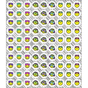 Carson Dellosa Education Carson Dellosa | Multicolor Hearts Dazzle Mini Stickers | 0.38-inch x 0.38-inch, 440ct