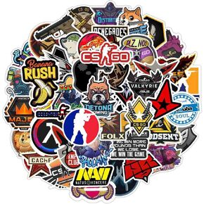 Counter-Strike:Global Offensive Stickers 50Pcs Waterproof, Removable,Cute,Beautiful, Stylish Teen Stickers, Suitable for Boys and Girls in Water Bottles, Phones, Suitcase Durable Vinyl