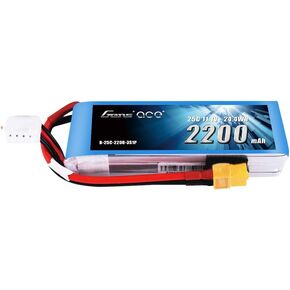 Gens ace 11.1V 2200mAh 3S 25C LiPo Battery Pack with XT60 Plug for DJI Phantom FC40 Spare Walkera E22 RC Quadcopter Drone and FPV