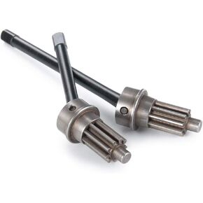 Que-T Front CVD Axle Shaft Set Portal Drive Input Gear for 1/10 RC TRX-4