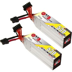 GAONENG 2pcs GNB 4S 850mAh 15.2V HV 60C 120C LiPo Battery Long Range XT30 Long Type for Mini Micro FPV Freestyle Drone Accessories Parts DIY FPV