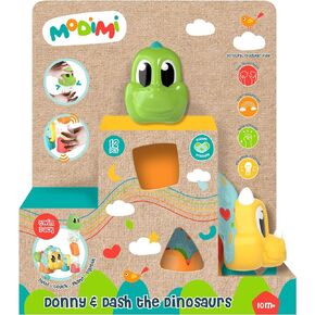 Goliath Modimi Dinosaurs Set - Interactive Multi-Sensory Baby Toys, Modular Play System, 3 Months and Up