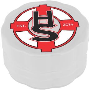 Herb Saver 2-Piece Herb Grinder - Medical Grade Plastic Grinder with Razor Sharp Teeth, Pocket-Sized, Durable & Portable - Ideal for Grinding Herbs and Spices(Black)