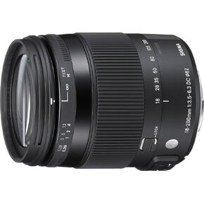 Sigma 18-200mm F3.5-6.3 Contemporary DC Macro OS HSM Lens for Nikon
