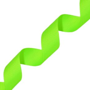Morex Ribbon Neon Grosgrain Ribbon, 3/8-Inch by 20-Yard, Key Lime (06609/20-544)