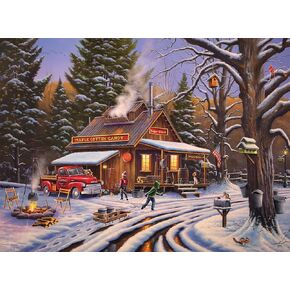 Buffalo Games - Geno Peoples - Maple Sugaring Time - 1000 Piece Jigsaw Puzzle for Adults -Challenging Puzzle Perfect for Game Nights - Finished Size is 26.75 x 19.75