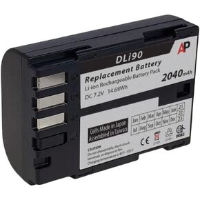 Replacement Battery for Pentax 645D, K-01, K-1, K-3, K-5, K-5 II, K-5 IIs, K-7 Digital Camera - D-Li90