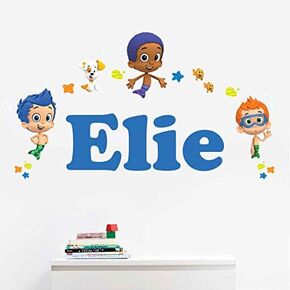 Oliver's Labels Premium Personalized Wall Decal for Kids Room Décor - Peel & Stick, Removable (Blaze and The Monster Machines™)