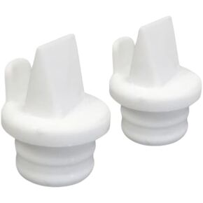 Replacement Duckbill Valve Set (2) New from Zomee | Increase Suction Power | Compatible with All Zomee Breast Pumps | BPA Free