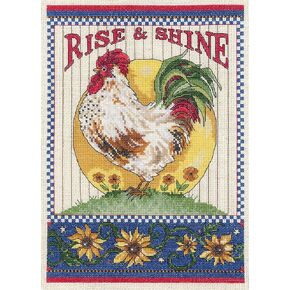 Janlynn Rise & Shine Counted Cross Stitch Kit 9x12