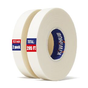 KIWIHUB 2 Pack Art Tape - Professional Artist Tape for Watercolor Paper, White Masking Artists Tape for Painting Canvas Framing - Acid Free 0.5inch Wide 295FT Long
