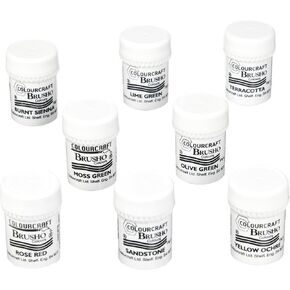 Brusho by Colourcraft Brusho Crystal Colour Set, 8 Count (Pack of 1)