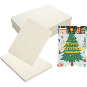 SHUESS 200 Sheets 5 x 7 Paper Cardstock Blank, (350 GSM) Thick Heavyweight Printer Paper Cardstock, Invitations Cardstock for Greeting Cards Making, Postcards, Photos