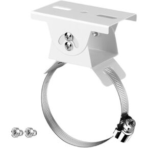 Security Camera PTZ Dome Mounting Bracket, Universal Wall Corner Mount Bracket Holder Stand for CCTV Camera PTZ Dome Vertical Pole Mounting Bracket (Ball Camera Mount with 2 Loops)