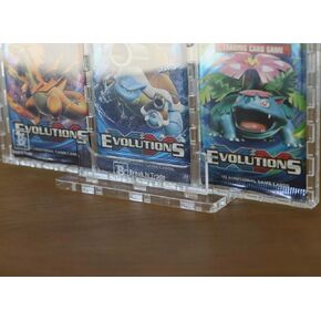 Display Stand for Trading Card Acrylic Booster Pack Case STAND ONLY