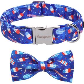 Unique style paws Independence Day Flag Dog Collar, Best for Small Medium Large Boys Girls Dogs