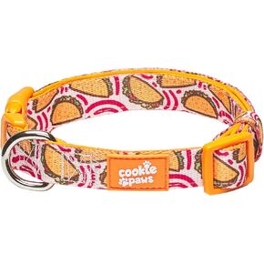 Soft Neoprene Padded Dog Collar for Small Dogs | Comfortable, Adjustable, Quick-Release, Durable, Breathable, Easy Clean, Cute, Fancy | Cow Print | Black White