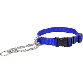 Coastal Pet - Check-Choke - Adjustable Check Training Collar with Buckle for Dogs, Pink Bright, 5/8" x 14"-18"