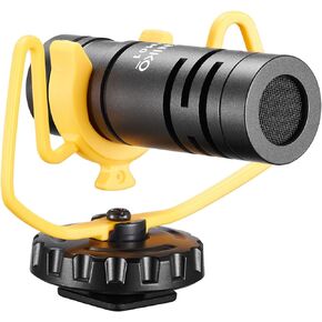 ZENIKO VM01 Professional Video Microphone, Lightweight Directional Shotgun Microphone for Camera, Smartphone, with Shock Mount Deadcat Windscreen