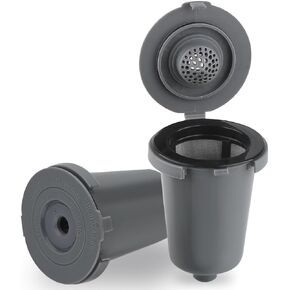 Anbige Replacement Parts 2pcs Grey Reusable Filter Cup, Compatible with Cuisinart Single Serve Coffee Makers