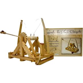 PATHFINDERS Leonardo Da Vinci Catapult Stem Toys 3D Puzzle for Adults Toys for Kids 10 11 12 13 14+ Crafts for Kids, Teen Boy Gift Ideas Learning Games