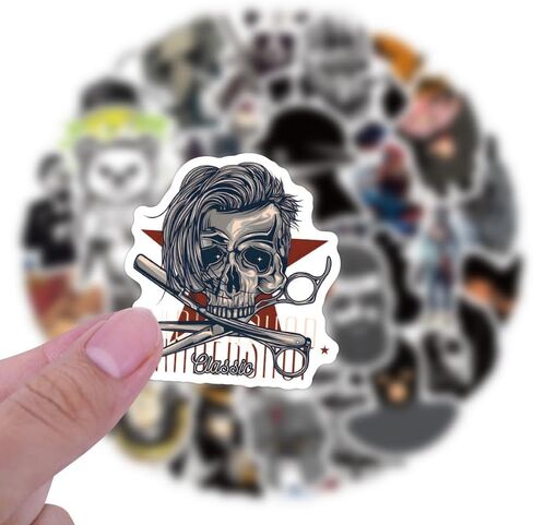 60 قطعة من ملصقات العصابات ملصقات رائعة من الفينيل ملصقات مقاومة للماء لأجهزة الكمبيوتر المحمول، زجاجة مياه، لوح التزلج، سجل القصاصات، هدايا الحفلات للأطفال والمراهقين والبالغين in Kuwait