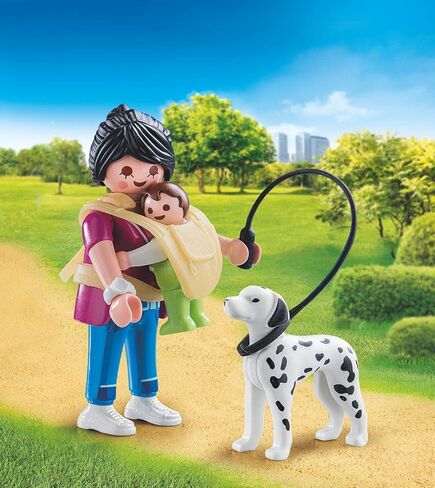 Playmobil 70154 Special Plus Mama with Baby and Dog Colourful in Saudi Arabia