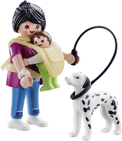 Playmobil 70154 Special Plus Mama with Baby and Dog Colourful in Saudi Arabia